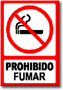 Prohibido fumar
