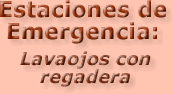Estaciones de emergencia: Lavaojos con regadera