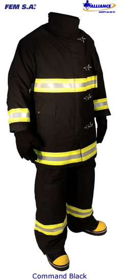 Traje de Bombero Command Black (Comando negro)