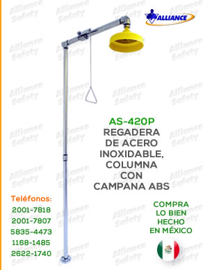 Regadera de columna (AS-410)
