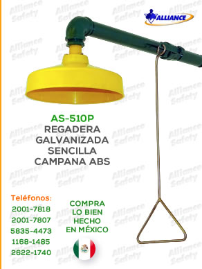 Regadera sencilla a pared (AS-510P)