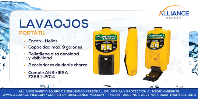 Lavaojos Port&aacute;tiles Helios - Encon