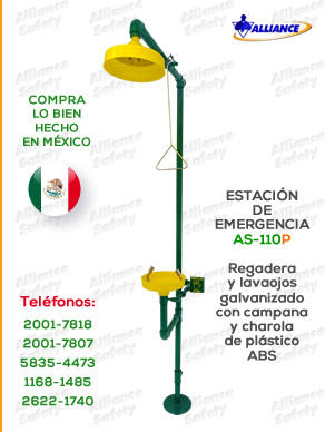 Estaci&oacute;n de emergencia (Regadera y Lavaojos) AS-110