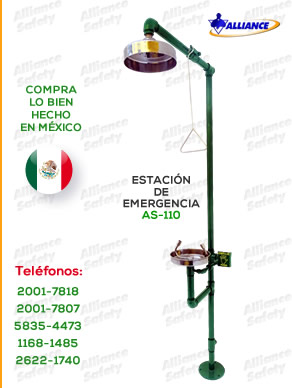Estaci&oacute;n de emergencia (Regadera y Lavaojos) AS-110