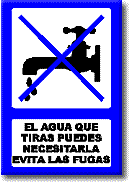 El agua que tiras puedes necesitarla. Evita las fugas