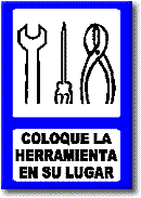 Coloque la herramienta en su lugar