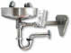 Lavaojos de pared - tuber&iacute;a galvanizada / acero inoxidable / PVC
